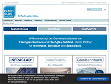Tablet Screenshot of flachglas-suelzfeld.de